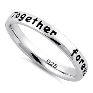 Sterling Silver Together Forever Ring